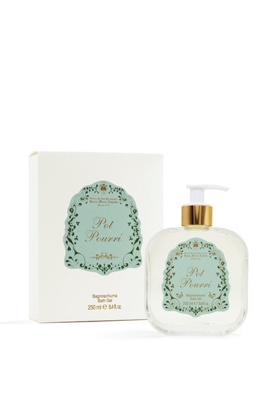 Lotion bottle and packaging with floral design on a white background